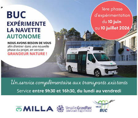 Photo de Buc expérimente la navette autonome : participez à la phase de test !
