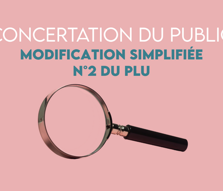 Photo de Concertation du public – Modification simplifiée n°2 du PLU