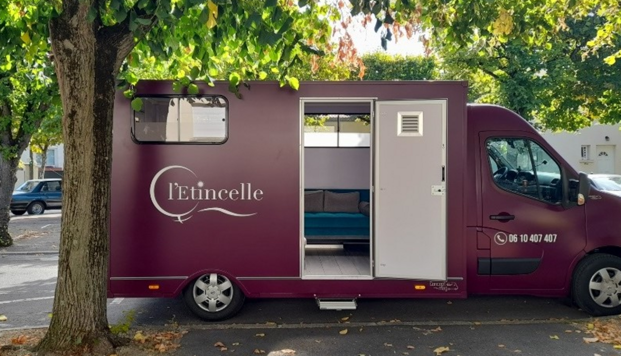 Photographie du camion l'Etincelle