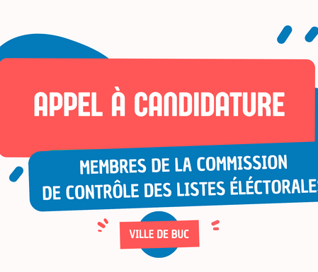 Photo de Appel à candidature - membres de la commission de contrôle des listes éléctorales