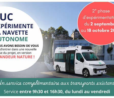 Photo de Buc expérimente la navette autonome : nouvelle phase de test !