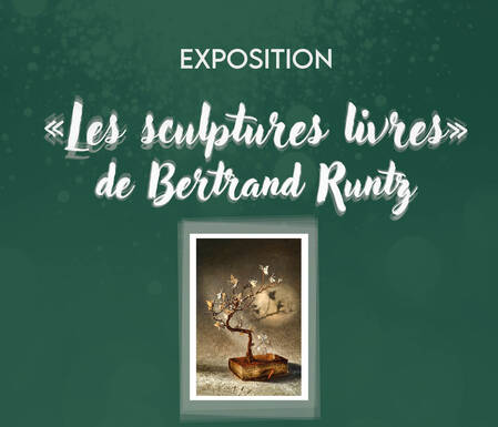 Photo de Exposition "Sculptures livres" de Bertrand Runtz