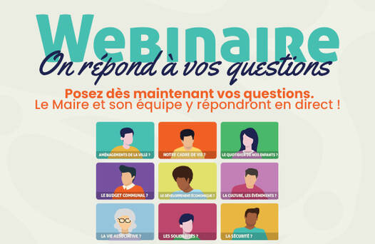 Photo de Webinaire "On répond à vos questions "