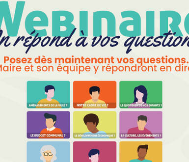 Photo de Webinaire "On répond à vos questions !"