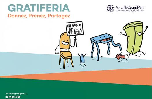 Photo de Gratiferia à la déchèterie de Bois d’Arcy : Donnez, Prenez, Partagez ! 