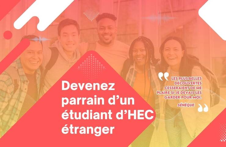 Photo de Devenez parrain d’un étudiant étranger d’HEC