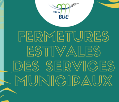 Photo de Fermetures estivales des services municipaux