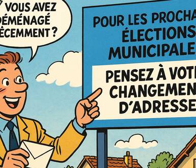Photo de Élections municipales 2026 : Vous avez déménagé récemment ? pensez à vous inscrire sur les listes électorales ! 