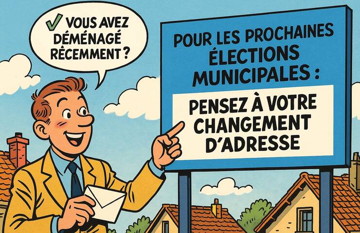 Photo de Élections municipales 2026 : Vous avez déménagé récemment ? pensez à vous inscrire sur les listes électorales ! 